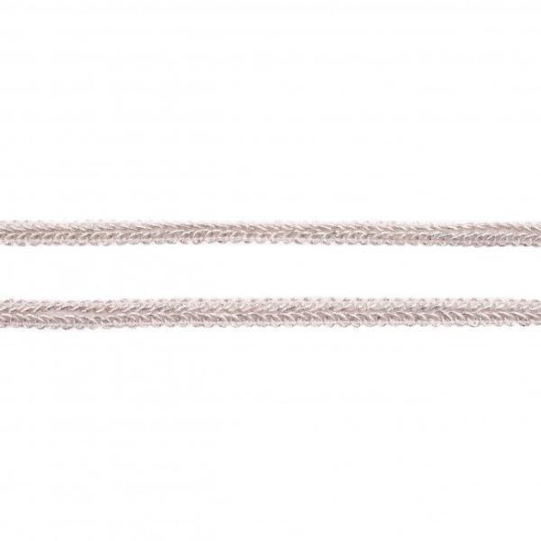 Posamentenborte 10mm breit Silber